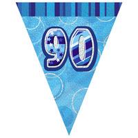 90th Birthday Party Pennant Bunting