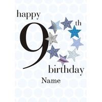 90th blue star | ninetieth age card