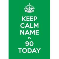 90th Green | Ninetieth Birthday Card