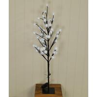 90cm White Dahlia Light Tree 60 LED (Battery) by Smart Garden