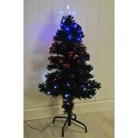 90cm LED & Fibre Optic Artificial Green Christmas Tree by Transcontinental