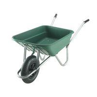 90L Royale Green Polypropylene Galvanised Barrows Min Quantity of 15 Mixed Only