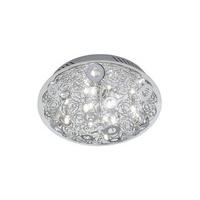 90521 Cromer 8 Light Flush Chrome Ceiling Light