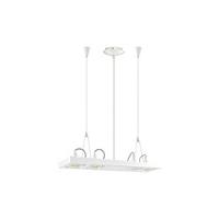 90689 Vectus 4 Light White Ceiling Pendant