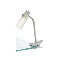 90381 tele1 1 light low energy silver clip on lamp