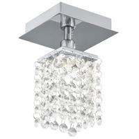 90118 Bantry 1 Light Flush Crystal Ceiling Lamp