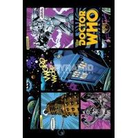 91 x 61cm Doctor Who Comic Layout Maxi Poster
