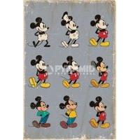 915cm x 61cm mickey mouse evolution maxi poster