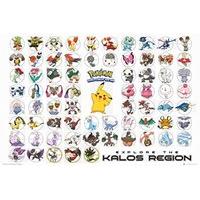 91cm x 61cm Pokemon Kalos Region Poster