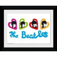 91cm x 61cm The Beatles Love Hearts Poster