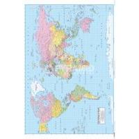 915 x 61cm french world map maxi poster