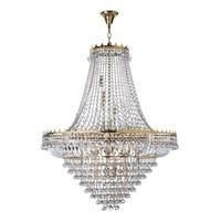 9112-102GO Versailles 19 Light Crystal Chandelier Gold Finish