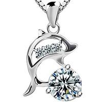 925 Sterling Silver Dolphin Necklace