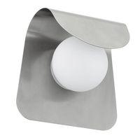 92582 Nago 1 Outdoor Stainless Steel Opal Glass Wall Light