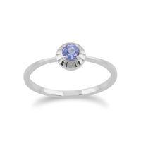 925 sterling silver 017ct tanzanite ring