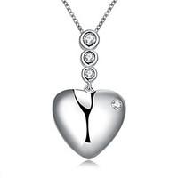 925 sterling silver Heart medal pendant cremation jewelry