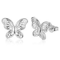 925 Silver Butterfly Stud Earrings / Drop Earrings Daily / Casual 1 pair