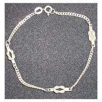 925 silver knot bracelet