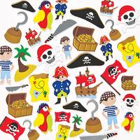 96 Pirate Foam Stickers