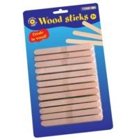96 Piece Wooden Lolly Sticks