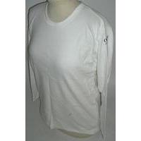 98 degrees 98o white skinny fit long sleeve uk t shirt promo t shirt