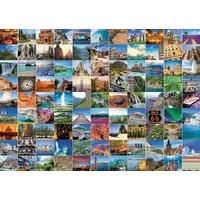 99 Beautiful Places On Earth, 1000 piece Jigsaw Puzzle