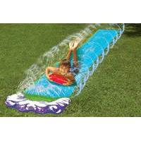 £9.99 instead of £33 (from Home Store Direct) for a 16 foot long inflatable slider with vertical sprinkler - save 70%