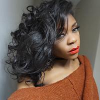 9a grade lace front bob wigs human hair loose wave for black woman 130 ...
