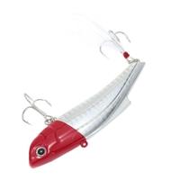 9cm 27g VIB Vibration Hard Bait Perch Killer Fishing Lure Fishing Tackle with 2 Treble Hooks Feather