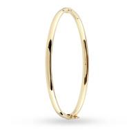 9ct Yellow Gold Hinged Bangle