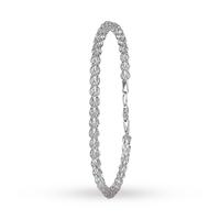 9ct White Gold Multi-Link Bracelet