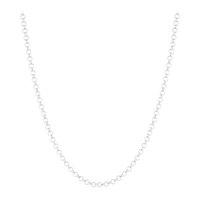 9ct White Gold Belcher 18 Inch Necklace