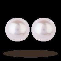 9ct White Gold 6.5-7mm Akoya Pearls Stud Earrings