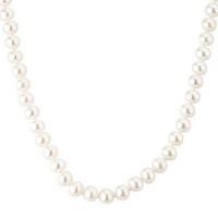 9ct gold 6.5-7mm freshwater cultured pearl necklace