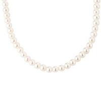 9ct gold 6.5-7.5mm freshwater cultured pearl necklace