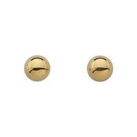 9ct gold 5mm ball stud earrings