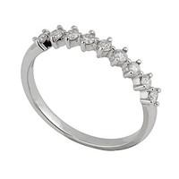 9ct white gold 0.26 carat diamond eternity ring