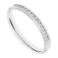 9ct white gold 015 carat round brilliant diamond ring