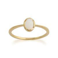 9ct Yellow Gold 0.29ct Opal Ring