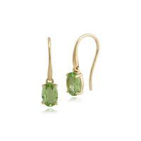 9ct Yellow Gold 1.03ct Peridot Drop Earrings