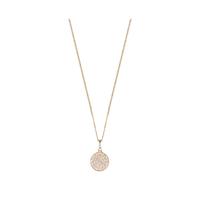 9ct Yellow Gold 0.25ct Pave Pendant