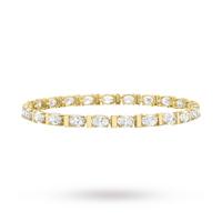 9ct Yellow Gold Cubic Zirconia Bracelet