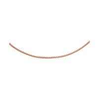 9ct Rose Gold 18 Inch Curb Chain