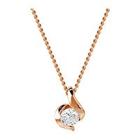 9ct Rose Gold 0.15ct Wrapped In Love Diamond Pendant