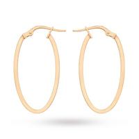 9ct Rose Gold Hoop Earrings