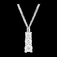 9ct gold 024ct brilliant cut diamond pendant