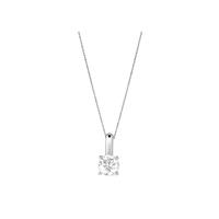 9ct White Gold 0.70ct Brilliant Cut Pendant