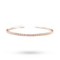 9ct Rose Gold 1.00ct Diamond Bracelet