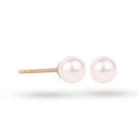 9ct Gold 6.0-6.5mm Cultured Pearl Earrings