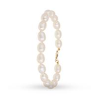 9ct Gold Freshwater Pearl Bracelet